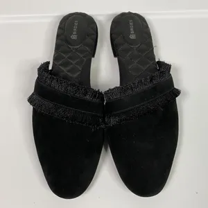 Birdies Women's Elegant Slip On‎ Mule House Slippers 9.5 Black thumbnail 3