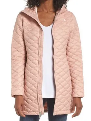 The North Face Women's ThermoBall Eco Hooded Parka - Blush Pink thumbnail 1