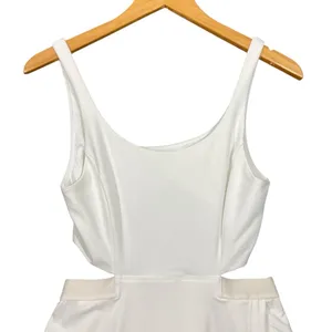 Outdoor Voices $108 white cutout court tennis athletic dress M thumbnail 9