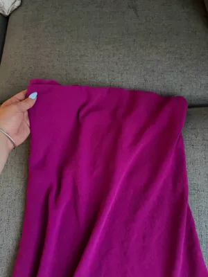 Strapless Maxi Dress Purple Size L thumbnail 2