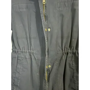 Old Navy Women's Military Cargo Utility Jacket Navy Blue Size‎ S Grunge Army thumbnail 2