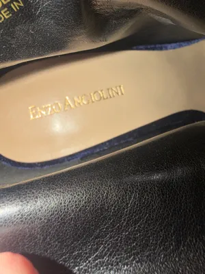 Enzo Angiolini Franses blue velvet peep toe strappy ankle booties stiletto heel size 10 thumbnail 6
