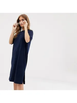 COLLUSION Petite Midi T Shirt Dress Size 0 Petite thumbnail 2