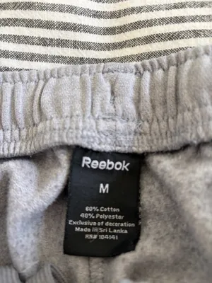 Reebok Men’s Grey Joggers thumbnail 2