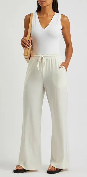 Spanx Suit Yourself Stretch-jersey Bodysuit-White $77 MSRP thumbnail 1