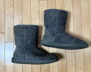 UGG Classic Medium Tall Boot Grey Shearling Size 8 thumbnail 12