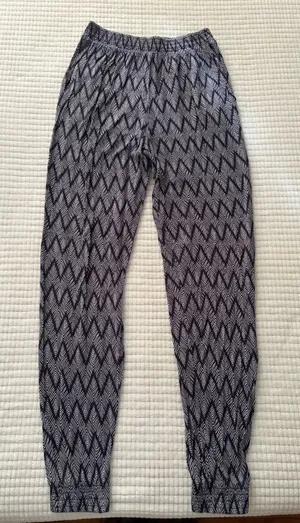 H&M Blue and White Pants Size XS thumbnail 1
