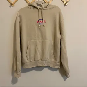 Poppi Tan Graphic Hoodie size Large thumbnail 3