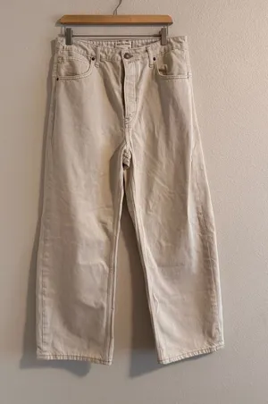We The Free Straight Cream Jeans thumbnail 1
