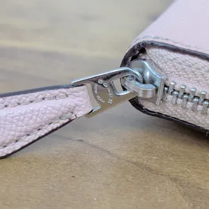 Coach Pink Crossgrain Leather Zip Wallet thumbnail 2