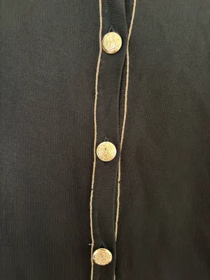 ZARA Black and Gold Cardigan thumbnail 7