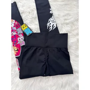 Civil Regime Teen Titans Go Starfire Kelly Seamless Leggings Size Medium thumbnail 6