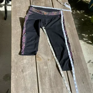Fabletics Womens Leggings‎ Size S Camacan Capri Workout Black Print Activewear thumbnail 5