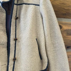 Anthropologie By  Piped Sherpa Jacket thumbnail 7