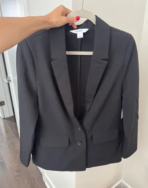Old Navy Black Women's Tailored Blazer Small NWT thumbnail 1