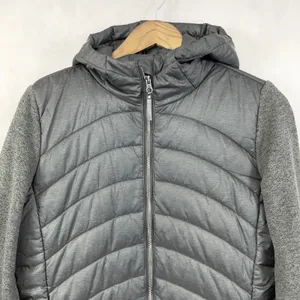 Stoic Womens Hybrid‎ Puffer Jacket Medium Hooded Gorpcore Athleisure Outdoor thumbnail 3