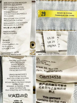 Maeve Anthropologie Jeans Sz 29 Light Wash High Rise Wide Leg Crop Stretch Denim thumbnail 8