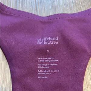 Girlfriend Collective Sport Bra Purple Size M thumbnail 2