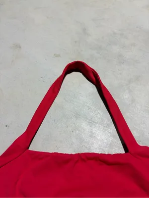 Free people intimately FP Red Halter sports bra XS/s thumbnail 4