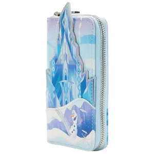 LOUNGEFLY Disney Frozen Princess Castle Zip Around Wallet, New with Tag thumbnail 4