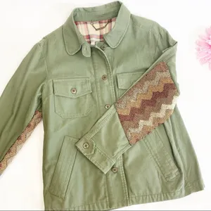 Capulet x Anthropologie Embellished Military Jacket: Army Olive Green thumbnail 1