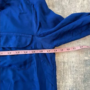 Tommy Hilfiger Royal Blue Long Sleeve Button Down Shirt Small thumbnail 7