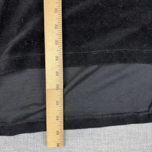 XCVI Dress Womens L Black Shift Kimono‎ Sleeve Oversized Velour Casual Party thumbnail 6