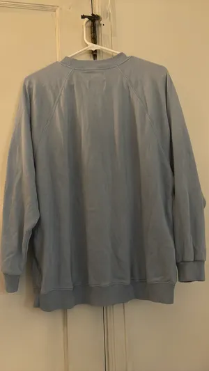 American Eagle Blue Oversized Crewneck thumbnail 6