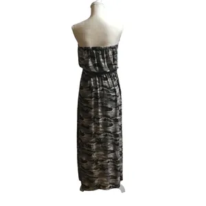 Julia Camo Maxi Dress Green Size L thumbnail 3