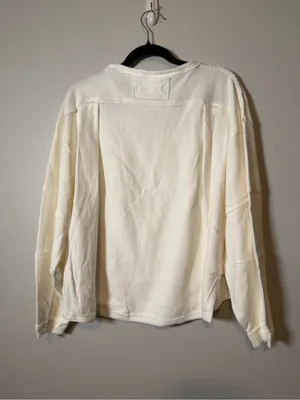 We the free free people ivory/cream long sleeve top thumbnail 2
