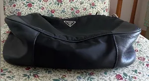 Prada Semitracolla Vela Sport Purse in Black thumbnail 6