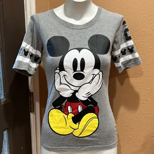 Disney Mickey Mouse gray T-shirt thumbnail 2