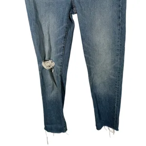 Madewell Tall Mid Rise Perfect Vintage Jean Ainsdale Wash‎ Distressed Womens 26T thumbnail 4