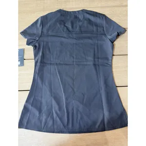 Med Couture Touch Pewter Gray‎ XS Women’s Scrub Top MC7448 V-Neck 1 Pocket thumbnail 8