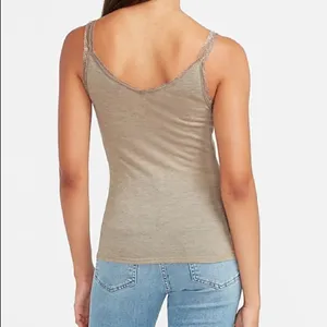 ✨ HP✨Heathered Lace Trim V-Neck Cami✨ thumbnail 2