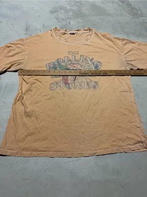 American Eagle Outfitters AE Band tee Peach Rolling Stones Graphic Tee medium thumbnail 5