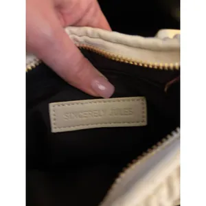 Sincerely Jules Cream‎ Quilted Hobo Bag Braided Handle Crossbody Ivory Ruched thumbnail 4