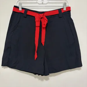 Free People Perfect Prep Trouser Shorts‎ Navy Sz.6 thumbnail 6