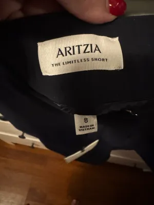 Aritzia Limitless Micro Short Navy  thumbnail 3