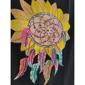 Vinizbena Women’s Embellished Graphic Top – Size Small thumbnail 3