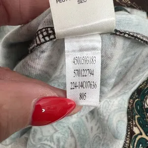 Chico's 3 US 16 XL Jacket Paisley Print Full Zip Stretch Long Sleeve lightweight thumbnail 10