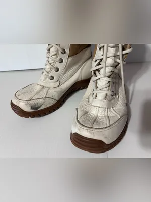 UGG SN 3235 shearling winter snow lace up boots women size 7 thumbnail 10