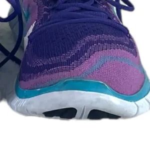 Nike Free Women’s Sneakers Running Teal Purple Pink Stretch Fabric Size 7.5 thumbnail 6