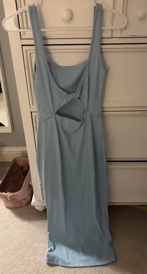 Princess Polly Midi Dress Blue thumbnail 4