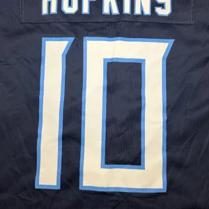 Women's Nike DeAndre Hopkins Navy Tennessee Titans Game Jersey-Medium thumbnail 10