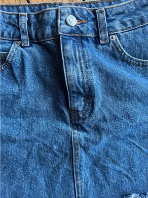 Topshop Denim Mini Skirt thumbnail 3