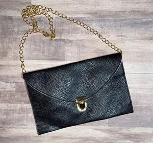 Black With Pink Trim Clutch thumbnail 1