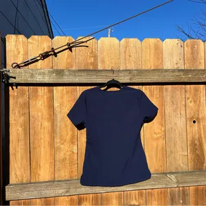 FIGS Catarina One-Pocket V-neck Short Sleeve Scrub‎ Top navy size XXS nursing thumbnail 5