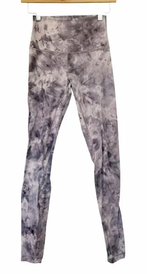 Lululemon Align High Rise Leggings Purple Diamond Dye Sz XS thumbnail 1
