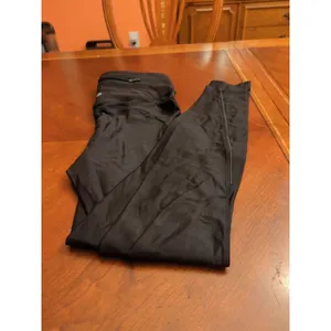 LULULEMON Women's Wunder Under High-Rise Cotton Black Pants Leggings Size 6 thumbnail 2